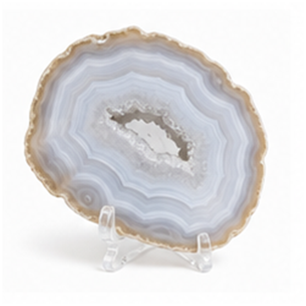 Banded agate slice product mockup